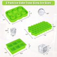 thumbnail image 2 of Ice Tray. Ice Cubes. Glacon Tray. Ice Cube Tray With Lid. Silicone Ice, 2 of 5