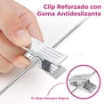 thumbnail image 4 of MAGMALIFE Set de 30 Ganchos de Terciopelo con Pinza Ajustable, 42 cm, Ganchos Antideslizantes y Resistentes, con Gancho Giratorio, Ideal para Pantalones, Faldas, Jeans y Camisas (Fucsia), 4 of 8