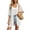 White, variant on Cardigans for Women, Casual Lightweight, Elbow Sleeve Open Front Cardigan Sweaters,Female White XL