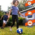 thumbnail image 4 of NERF Proshot™ Soccer Ball -  Official Size 5 Ball for League Play - Hand Stitched for Ultimate Control - Pump Included, 4 of 6