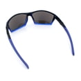 thumbnail image 6 of SA106 Sport Wrap Sunglasses UV400 Mirror Lens Lightweight Active Eyewear Black Blue Frame - Blue Mirror Lens, 6 of 7