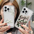 thumbnail image 3 of Case For iPhone 11 Case iPhone 14 Pro Max Case iPhone 12 14 13 Pro Max 15 Pro XR XS 7 8 15 Plus SE 2020 Cover Flower Soft Fundas 02LK70 For iPhone 11Pro Max, 3 of 6