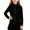 Black, variant on Girls Zip Up Knit Cardigan Kids Turtleneck Long Sleeve Sweater Jacket Slim Fit Warm Ribbed Knit Top Fall Winter Daily Wear 