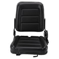 thumbnail image 1 of Asiento De Carretilla Elevadora, Asiento De Tractor Universal Esquinas Curvas Redondeadas Estructura Reforzada Cuero De PU Compatibilidad Versátil Para Cargador Deslizante, 1 of 7