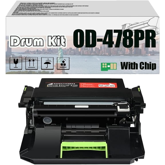 OD-478PR OD478PR 6B000000850 24B7262 Imaging Drum Kit, Compatible for Toshiba E-Studio 478P 478S Printers【High Print Volume with Chip】,1 pcs