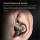 thumbnail image 4 of KZ EDX Pro X - Auriculares intrauditivos con monitor de escenario y unidad dinámica magnética dual, 4 of 8