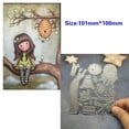 thumbnail image 4 of Recién llegado, troqueles de corte de metal con forma de ángel para niñas, para hacer tarjetas de felicitación, álbumes de recortes, plantillas navideñas de invierno, 2024, 4 of 5