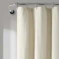 thumbnail image 6 of Lush Decor 100% Cotton Nantucket Yarn Dyed Cotton Tassel Fringe Shower Curtain White/Gray Single 72x72, 6 of 11
