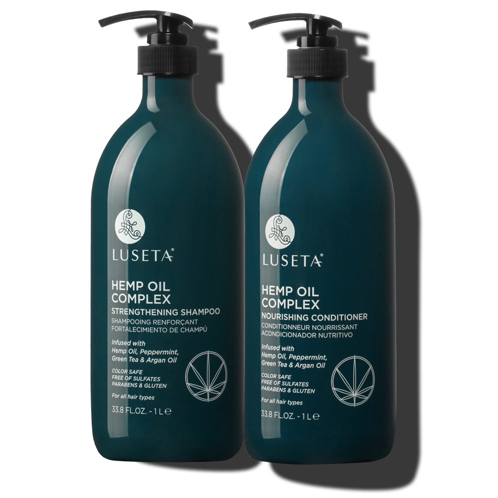 Luseta Hemp Oil Complex Strengthening Shampoo & Conditioner Set with
