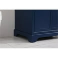 thumbnail image 5 of Elegant Decor Americana 30" Solid Wood and Metal Single Bathroom Vanity in Blue, 5 of 8