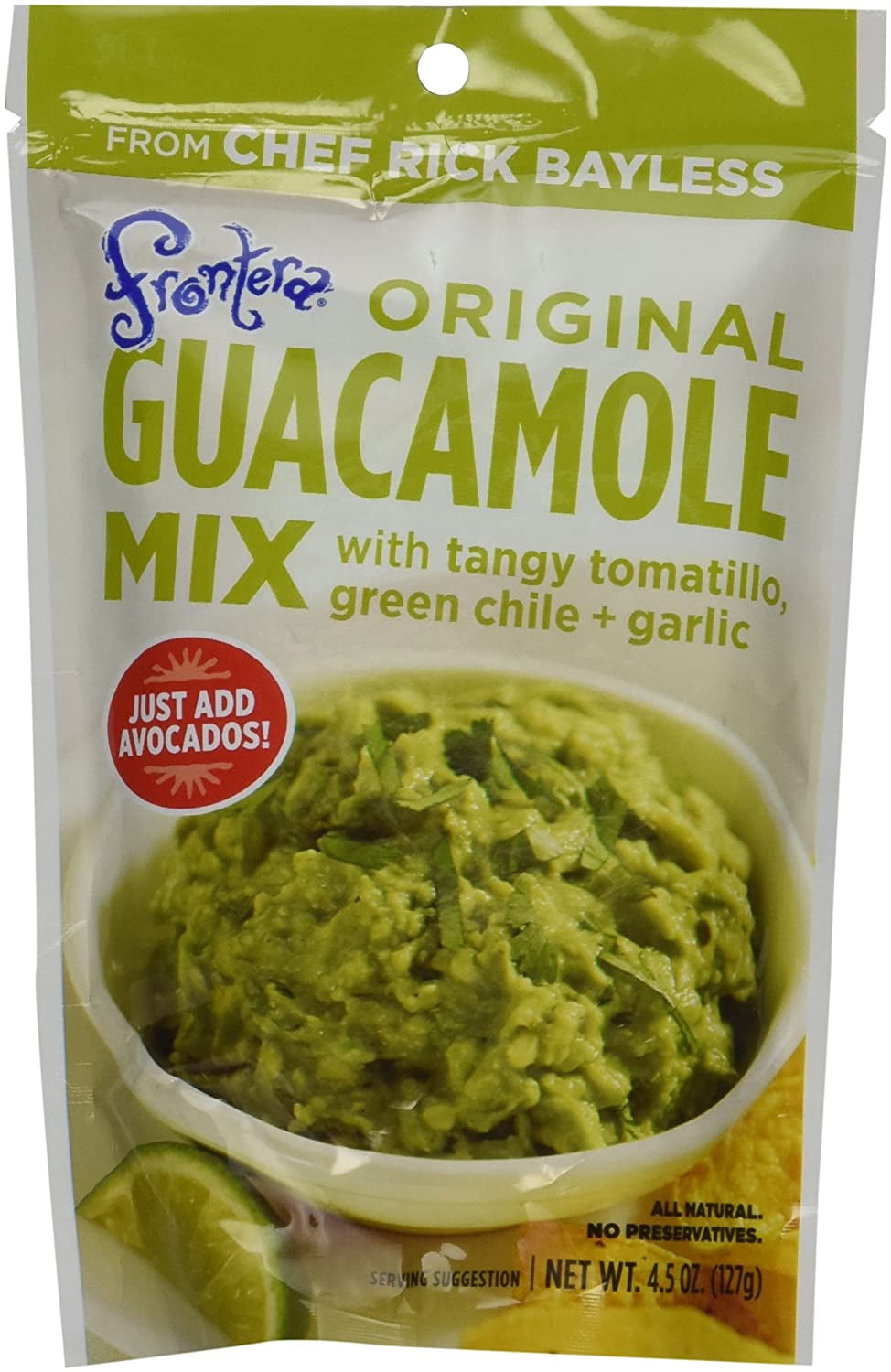 Frontera Foods Inc. Guacamole Mix, Pouch, 4.50Ounce (Pack of 8