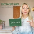 thumbnail image 5 of ADA CENTRAL SIGNS - 6" X4" Entrance Sign - ADA Compliant Tactile Graphics Grade 2 Braille Text | Wall Mount Plastic Signs for Shopping Malls, Offices, Hotels, Schools, Apartments & Restaurants, 5 of 7