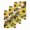 Yellow Gree, variant on Spring Flowers Kitchen Dish Towels for Drying Dishes Set of 3, Farmhouse Botanical Brown Yellow Daisy Waffle Weave Microfiber Hand Tea Bathroom Towels Quick Dry & Absorbent Towel 15.7x23.6