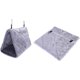 thumbnail image 3 of Cobertizo para casa de pájaros, hamaca colgante y cómoda manta de forro polar para pájaros, jaula para loros, cabaña para acurrucarse, ropa de cama de felpa cálida, refugio para animales pequeños, ro, 3 of 3