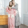 thumbnail image 4 of Terry Cloth Robe Ladies Robes For Women Cotton Summer Robes For Long Style, Plush Women Robe Women Bathrobe Womens Pink Robe, 4 of 5