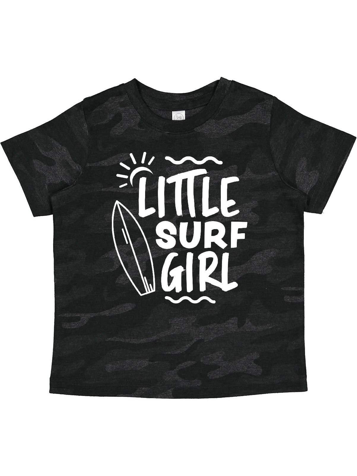 inktastic Little Surf Girl with Surfboard Toddler T-Shirt