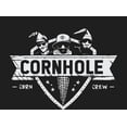 thumbnail image 5 of Cornhole Corn Crew Adult Black Long Sleeve Hoodie-Medium, 5 of 6