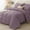 Dusty Purple-Queen, variant on Full Beige Bed-in-a-Bag 7-Piece All Season Bedding Set