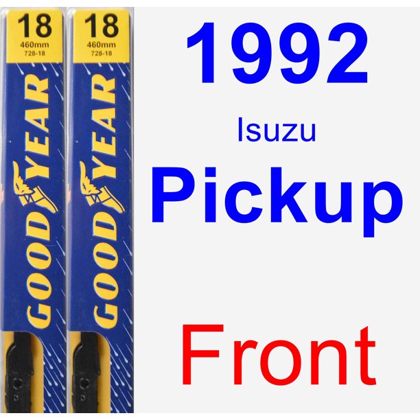 1992 Isuzu Pickup Wiper Blade Set/Kit (Front) (2 Blades) Premium