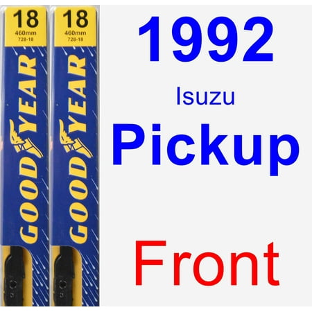 1992 Isuzu Pickup - 1992 Isuzu Pickup Wiper Blade Set/Kit (Front) (2 Blades) - Premium