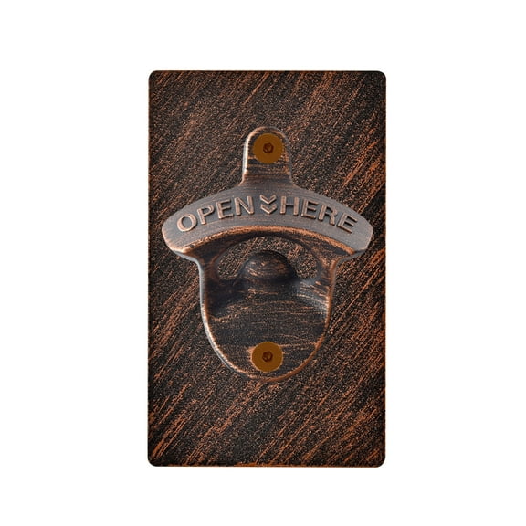 HAIICEN Rustic Magnetic Bottle Opener Wall Mounted Beer Opener for RV Trailer