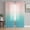 Turquoise Pink, variant on Pink Teal Ombre Semi Sheer Window Curtains 45 Inches Long, Modern Abstract Art Gradient Aesthetics Rod Pocket Voile Silky Chiffon Curtain Light Filtering Drapes for Living Room, 52"x45", 2 Panels