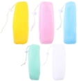 thumbnail image 1 of Miangastore 5 Pcs Pochette à Savon Fabricant de Savon Filet de Récurage Rangement de Savon Fait Main (Blanc, Rouge, Jaune, Vert, Bleu), 1 of 9