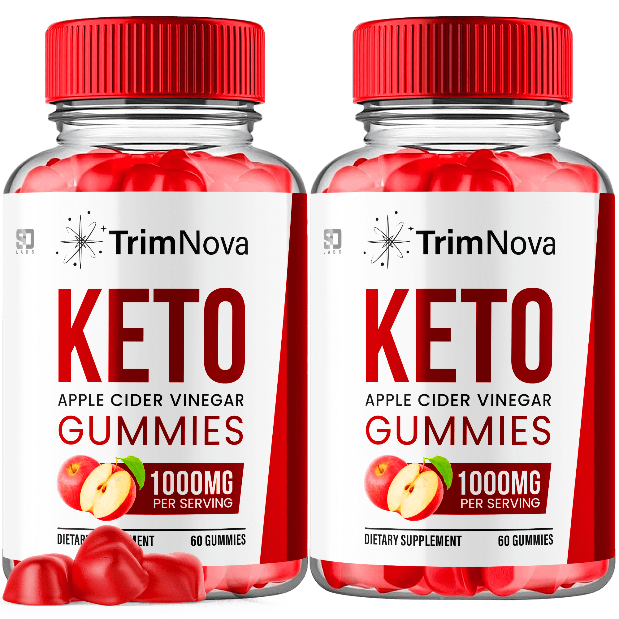 TrimNova Keto ACV Gummies Maximum Strength Weight Management Supplement 120 Gummies