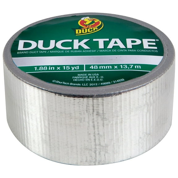 Duck Brand 1.88 in. x 10 yd. Chrome Colored Duct Tape