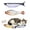 Floppy Fish Cat Toy, variant on 2Packs Speedy 2.0 Tail Cat Toys for Bored Indoor Adult Cats,2025 New Generation Interactive Cat Toys for Indoor Cats,Automatic Moving Ball with Tail,Blue and Orange