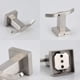 thumbnail image 5 of Gancho doble para baño de acero inoxidable Rawiri 304, gancho para inodoro, gancho para toalla, gancho de pared 2, 5 of 5