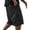 Black, variant on Men's Mid Length Cargo Shorts with Unique Curved Pockets and Adjustable Drawstring, Relaxed Fit for Daily Wear Outdoor Adventures or Weekend Errands Black L