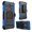 Black +Dark Blue, variant on GSA Car Armor Holster Case w/Kickstand for LG Aristo 4 Plus - Black