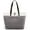 Grey, variant on CoCopeaunts Cotton Canvas Handbag for Women Large Capacity Tote Bag Multi Pocket Shoulder Bag Top Handle Satchel Commuter Purse