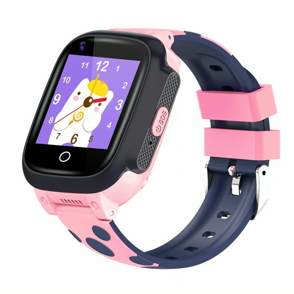 GJX Smart Watch for Kids,Two-Way Calling Kids Smart Watch,Multi-Phone Watches for Kids,Pink