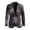 Black Spider Cobweb, variant on Retro Tirppy Mushroom Suit Blazer for Men's Jackets Regular Fit Casual Sports Coats Lightweight Open Front Long Sleeves Tuxedo Dress Blazers