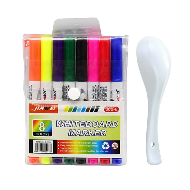 ZTTD Magical Drawing Pens for Water, Create Magical Floating Drawings Bundle, 8 Colors Magic Water Painting Marker Set with 1 Spoon, Water Art Pen Kit for DIY Craft, Gifts