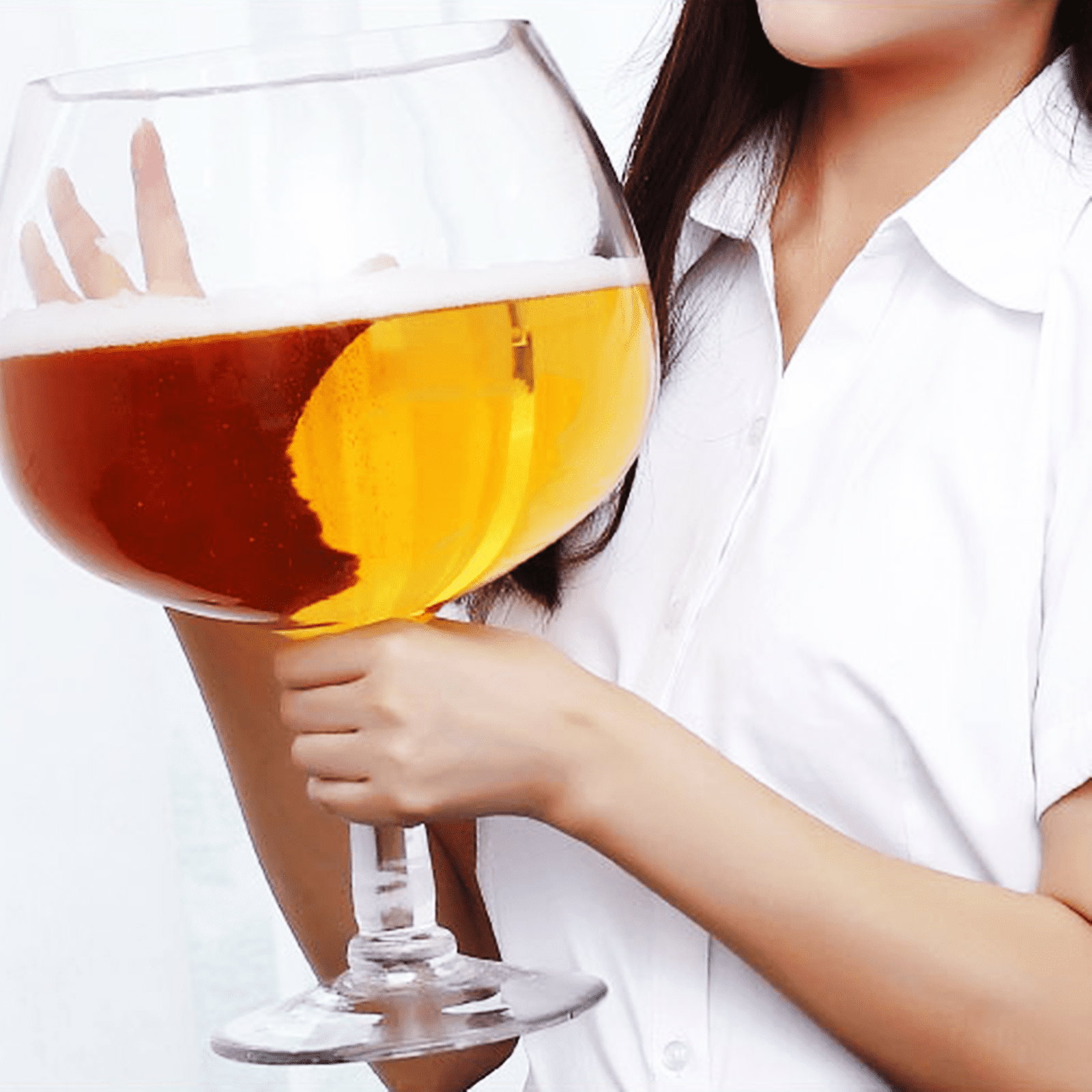 YUANXIN Giant Wine Glass Huge Stemware Creative Oversized Goblet Extra Large  Champagne Glasses Beer Mug Red Wine Glasses4000ml) - Walmart.com
