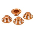 thumbnail image 3 of Wheel Hubcaps, Wheel Hub Dust  Beautiful Appearance  For 1/6 RC Car Orange, 3 of 8