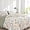 Floral Green, variant on Duvet Cover Twin, Floral Duvet Cover, 2 Piece Breathable Twin Bedding Set with Zipper Closure, 1 Duvet Cover 68x90 Inches and 1 Pillowcases, Blue