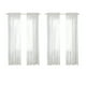 thumbnail image 2 of Cortinas Transparentes Blancas para Ventana 90 Pulgadas de 4 Paneles Cortinas Blancas Transparentes Cortinas Transparentes Panel Básico de Bolsillo de Varilla, 2 of 5
