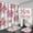 #2, variant on Crowdstage Waterproof Spring Decorative Shower Curtain American Floral Bathroom Set of Four Digital Printed Bathroom 4 Pack