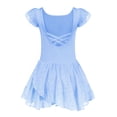 thumbnail image 7 of Arshiner Girls Ruffle Sleeve Ballet Dance Dress Tutu Skirted Leotard, 7 of 7