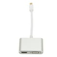 thumbnail image 1 of MiniDP vers HD Interface Multimédia Adaptateur VGA, Convertisseur Vidéo Portable 2 en 1 pour Moniteurs, 1 of 8