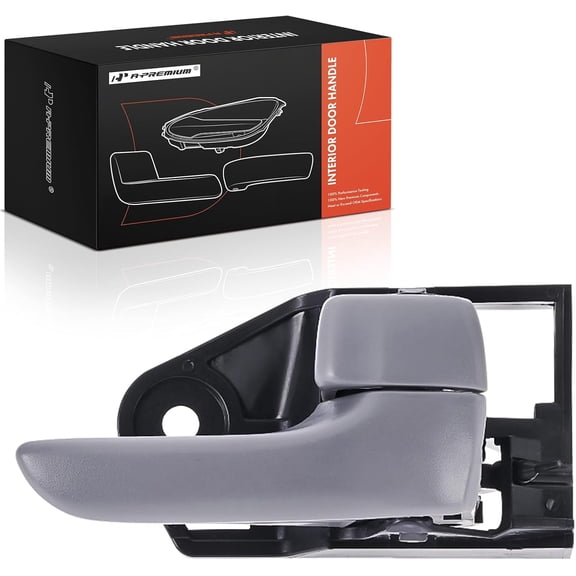 A-Premium Front Right Passenger Side Interior Door Handle Compatible with Toyota Solara 2004 2005 2006 2007 2008, Gray, Replace# 69205-AA040-B2