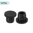 thumbnail image 3 of Uxcell Silicone Rubber Hole Plug 10mm Diameter Soft Flexible Stopper for 9-10mm Hole Black 12 Pieces, 3 of 5