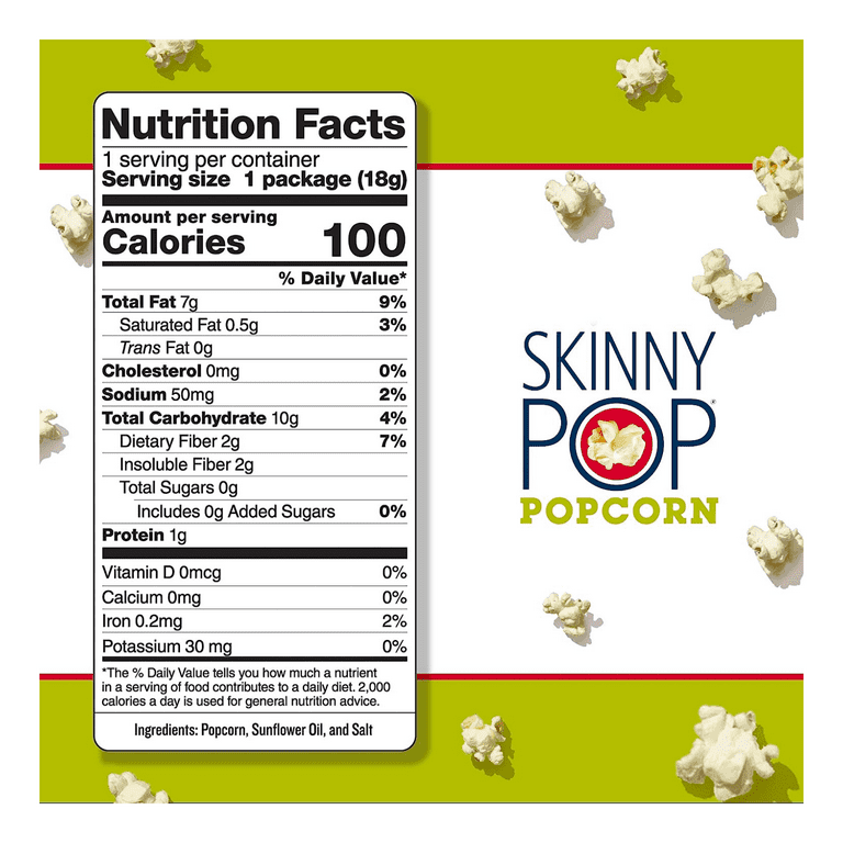 Skinny Pop Popcorn, Butter Flavor 3 Ea, Popping Corn