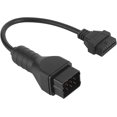 thumbnail image 1 of Car Diagnostic Cable 12 Pin to 16 Pin OBD2 Connector Adapter Extension Car Accessories for Renault, 1 of 5