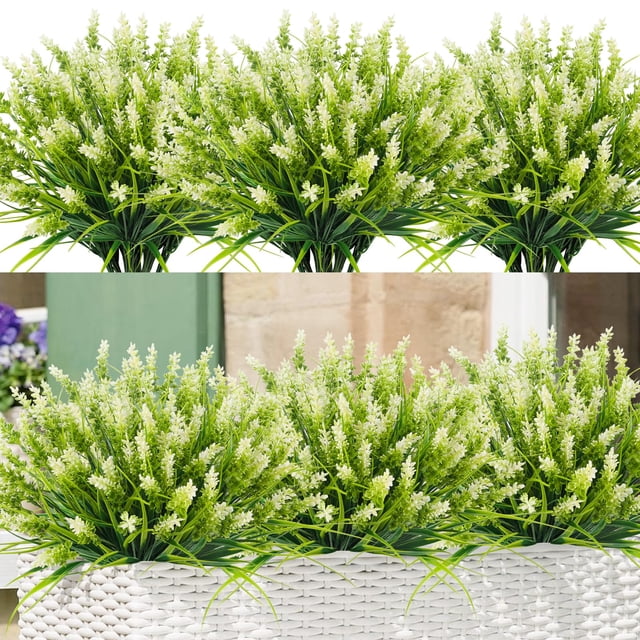 Plantas Artificiales N&T NIETING Paquete de 10 Racimos Resistentes a UV, 36 cm