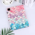 thumbnail image 2 of Flip Type Protect Case, Tablet Computer Protective Case with Automatic Sleep/Wake-up Function, Magnetic Clasp Shockproof Tablet Protect Case For Samsung Galaxy Tab S6 Lite P610/P615(Splicing marble), 2 of 8